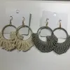 New stylish earrings with a hollow ring design and tassel from Japan and South Korea, a versatile and trendy accessory details Picture
