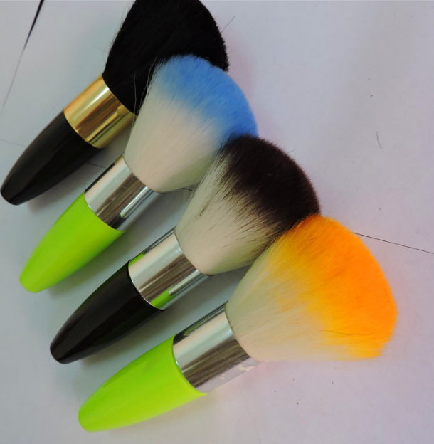 Artificial fiber bristle makeup brush, powder brush, honey brush, blush brush, beauty tool brush details Picture