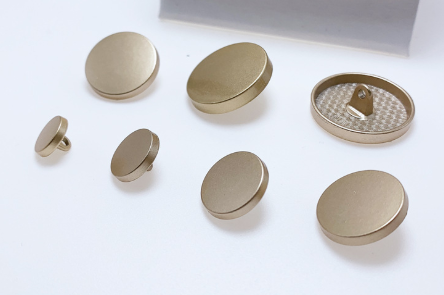 High Quality Sealing Glaze Metal Buttons Round Metal Foot Buttons