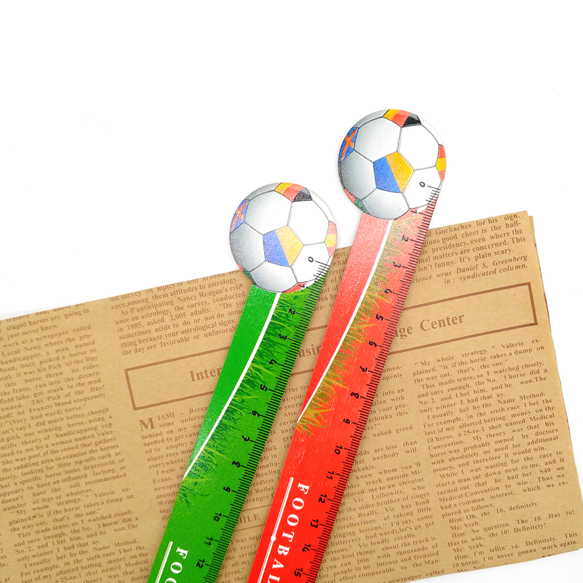 子曰 S-1327足球木尺18CM(插装)