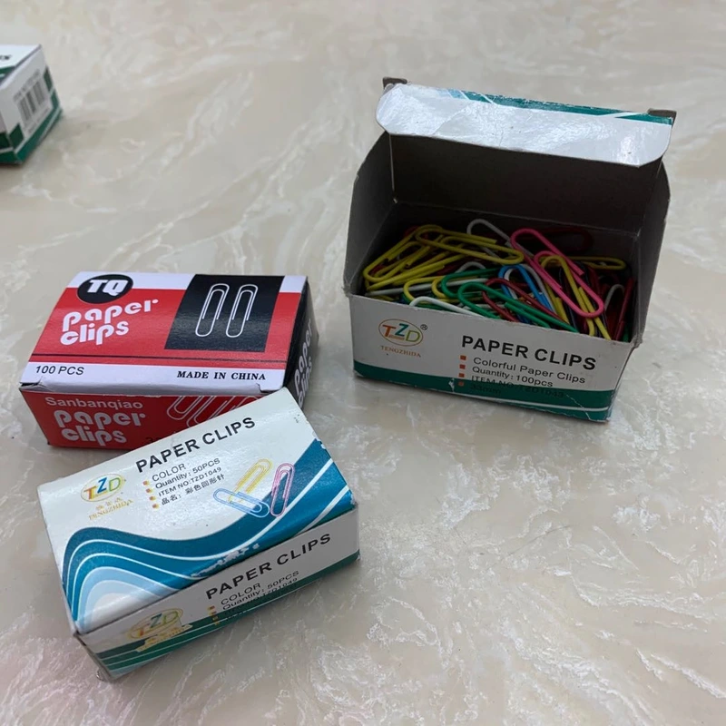Color Senior Paper Clips Office Supplies Network Red Hot Factory Direct Sales