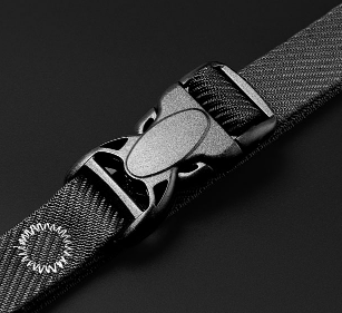 Simple Atmosphere Black Factory Direct Sales Strong Durable Woven Belt