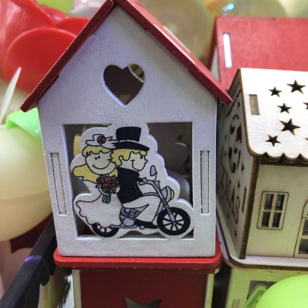 Pequeño regalo luminoso electrónico ir corazón pequeño regalo