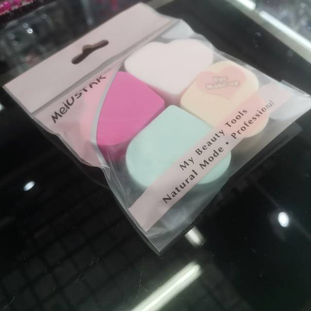 Flower Four Pieces Of Fruit Colorful Powder Puff Sponge Powder Puff Love Soft Specification drawing