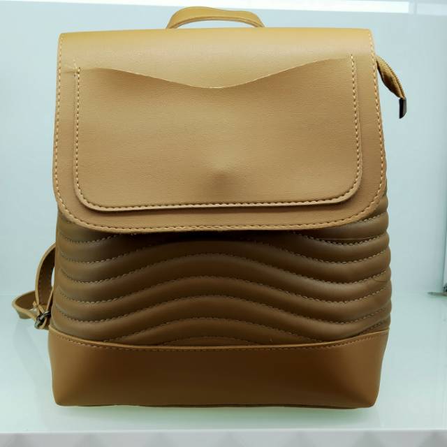 Women's leather backpack girls backpack new style