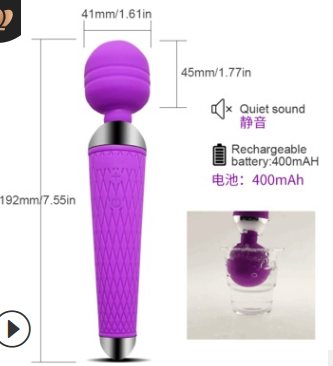 伊诺USB充电防水性玩具女性震动器详情图2