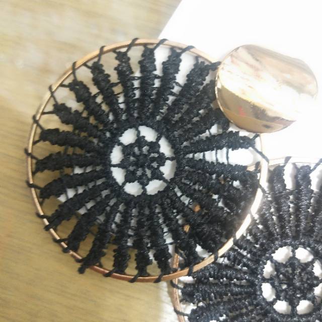 藤编圆形耳坠手工耳环气质时尚演出舞会装饰品网红主播耳环耳坠长款耳钉度假女产品图