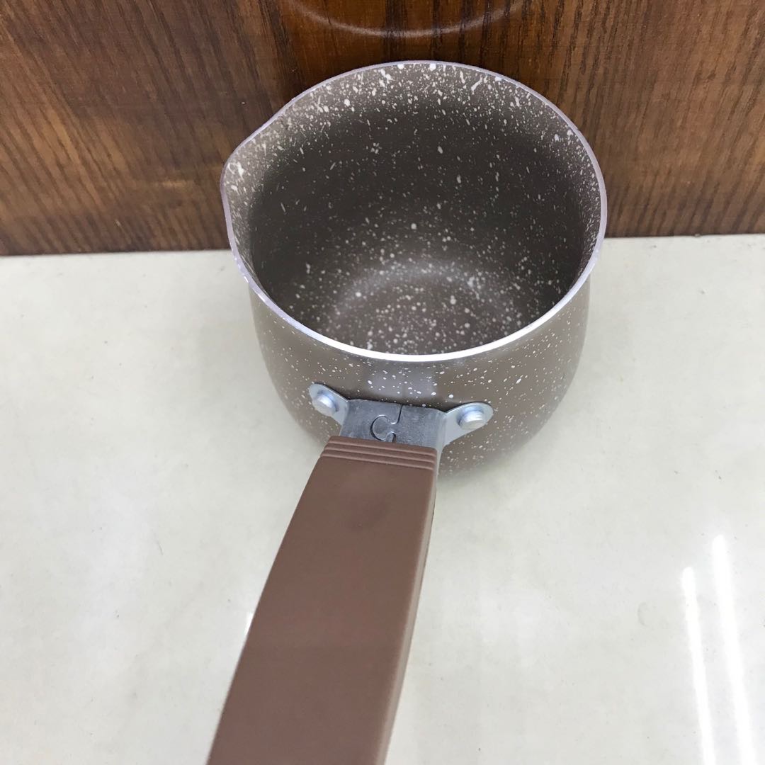 Milk pot, baby food pot, single-handle milk pot, solid-color instant noodle pot, single-person pot Specification image