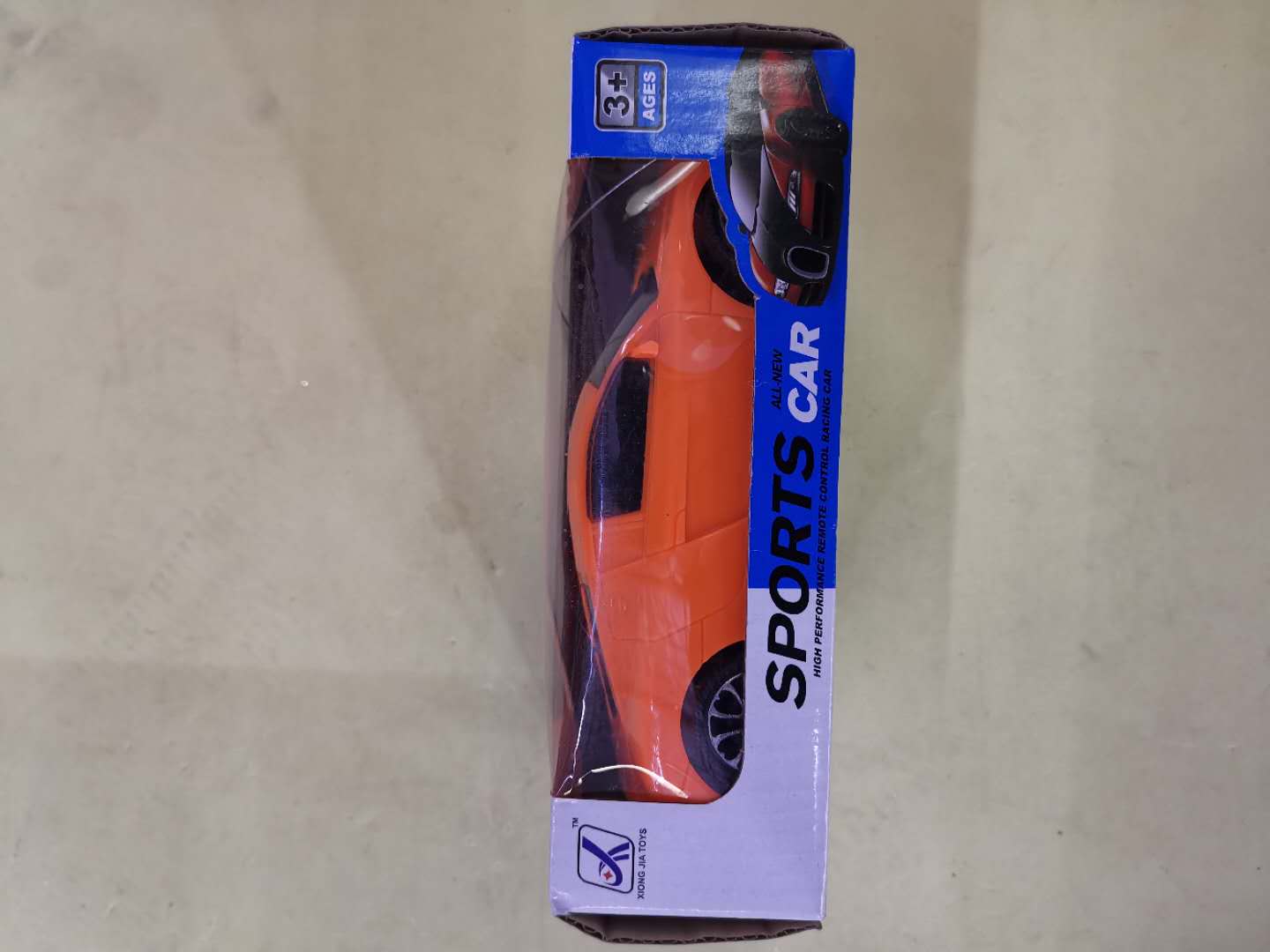 Children's remote control car, electric remote control car, toy car, children's toy model, orange car details Picture