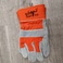 加厚耐磨帆布手套高品质双层焊工防护手套白色手套产品图