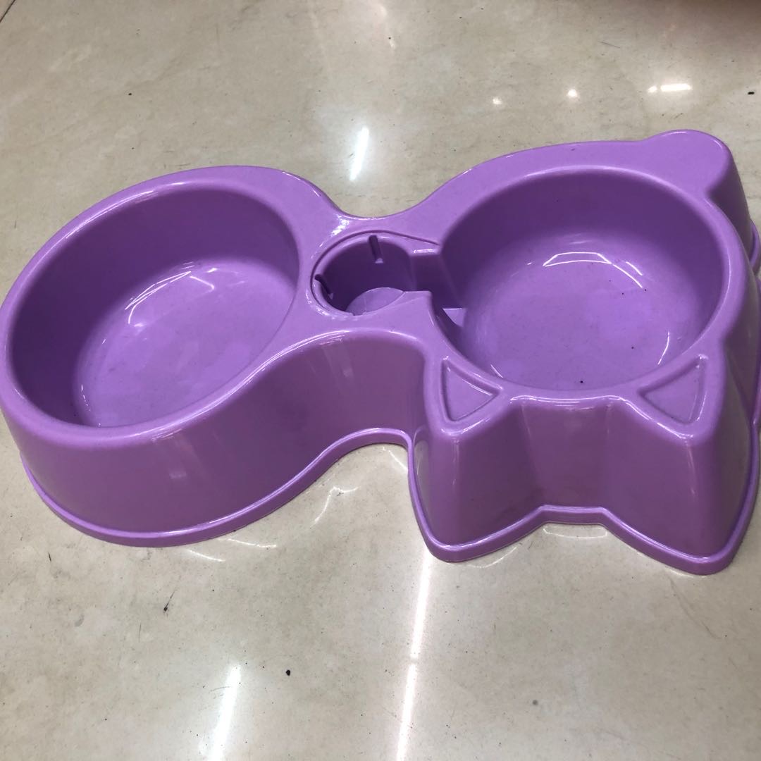 狗狗饭盘狗狗吃饭盒碗动物形状塑料宠物盘