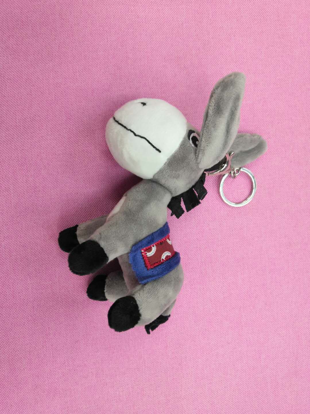 14-centimeter small donkey keychain accessories, pendants, dolls, plush toys, wholesale from the manufacturer