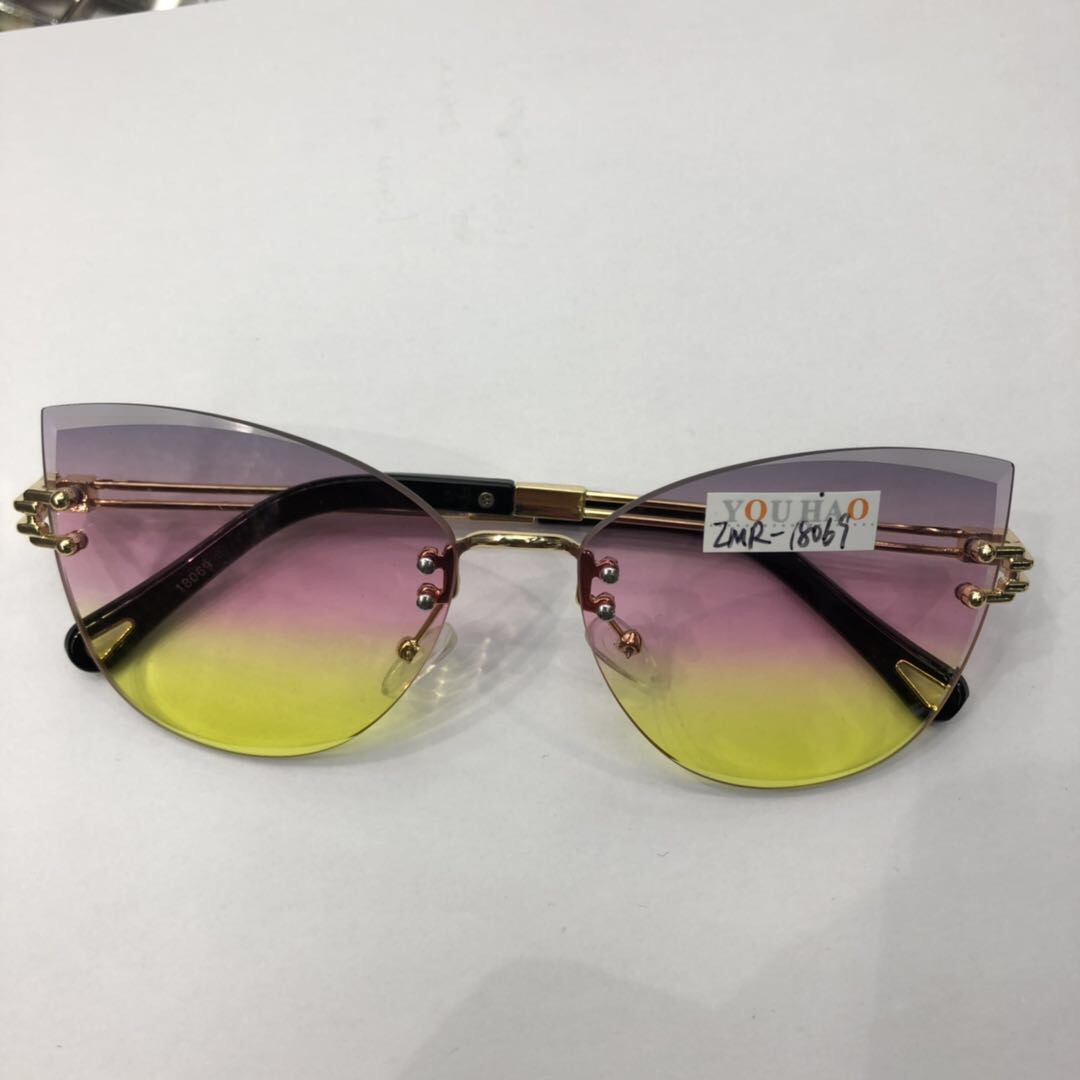 New spring and summer personalized color gradient sunglasses