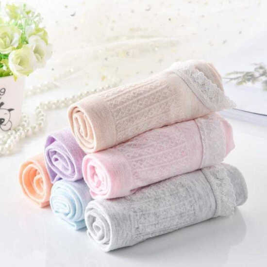 20 New styles of knitted cotton fashionable lace girls' underwear and briefs Specification image