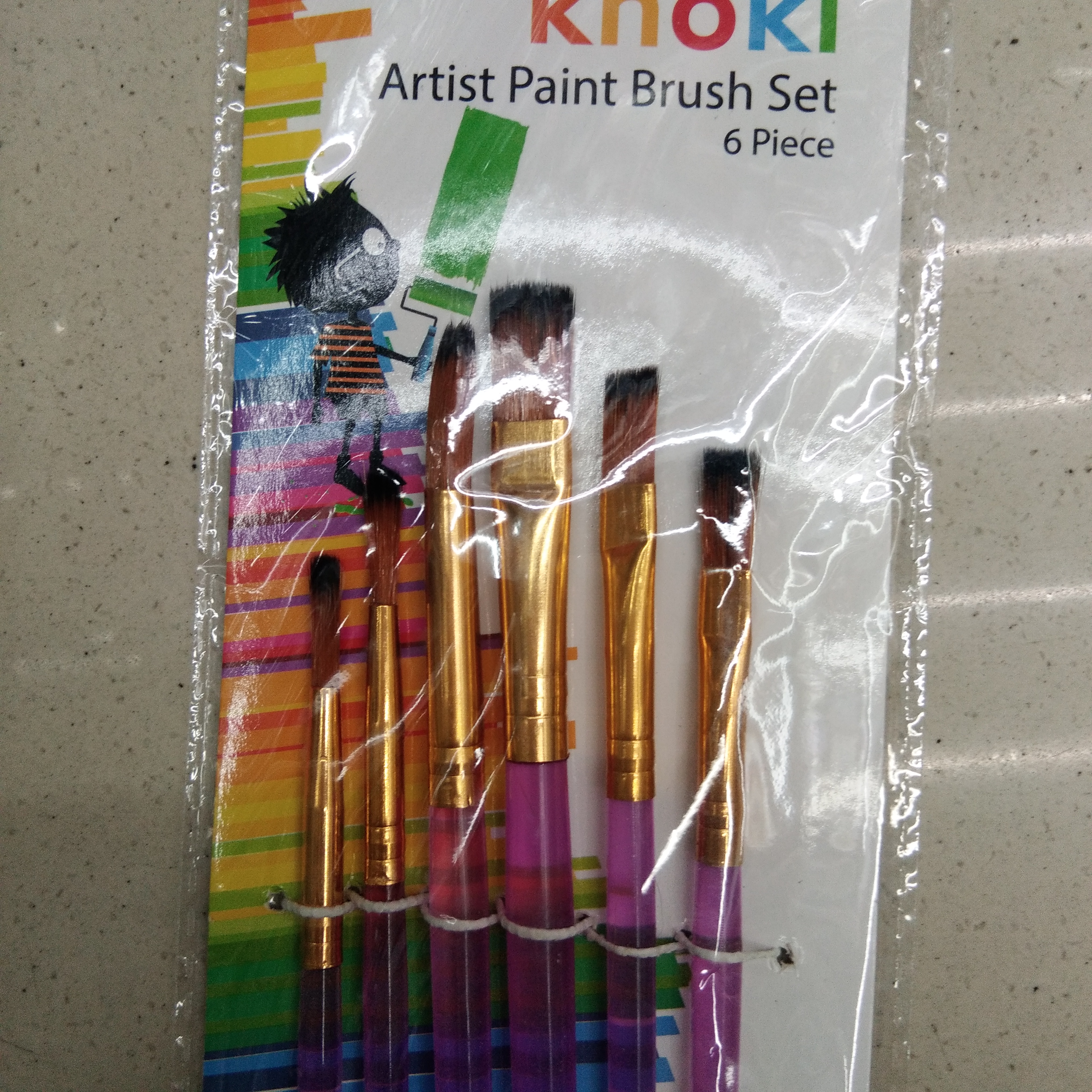 Plastic Children's Paintbrush Set Art Supplies Watercolor Pen Set Painting Set Art Supplies Painting Specification drawing