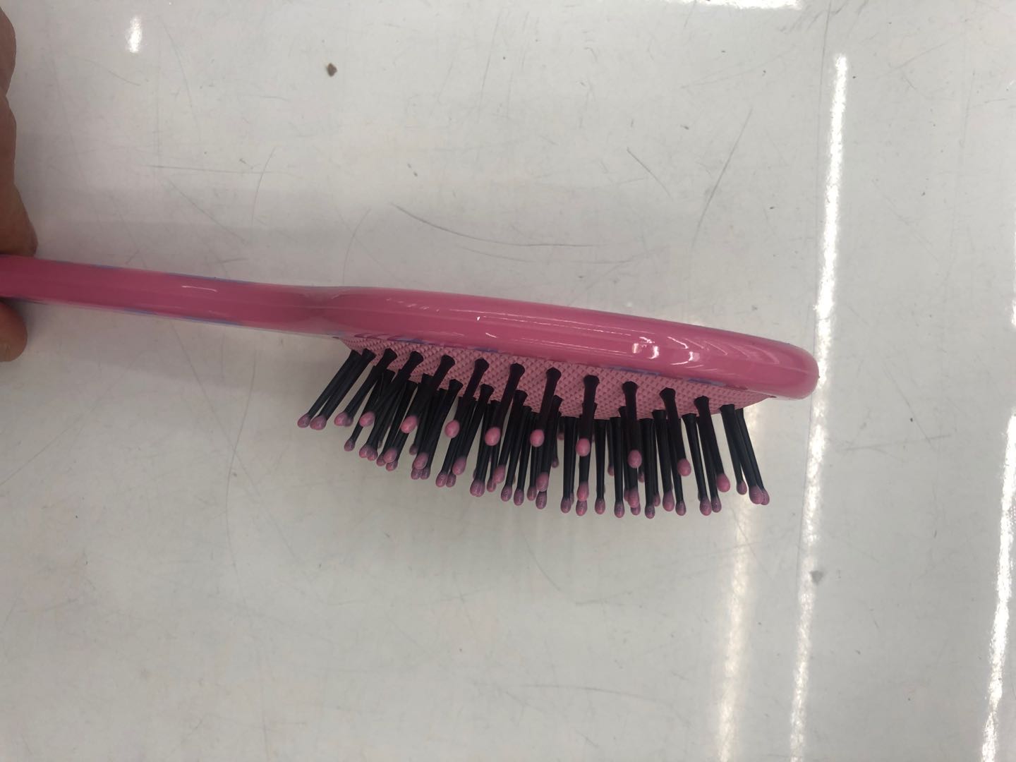Blue Spot Scalp Massage Comb Head Smoothing Hair Comb Air Bag Curling Comb Anti-Static Specification drawing