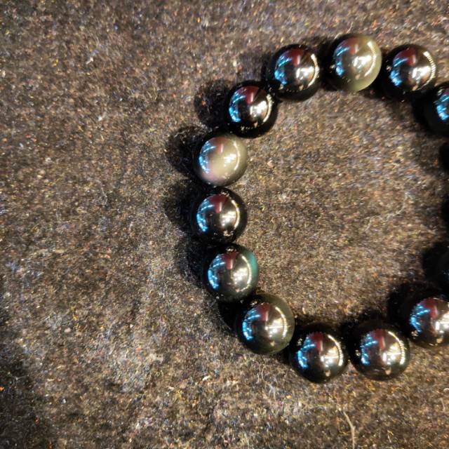 National Trend - Bright black sandalwood Buddhist prayer beads, cultural and artistic bracelets, handcrafted accessories Specification image
