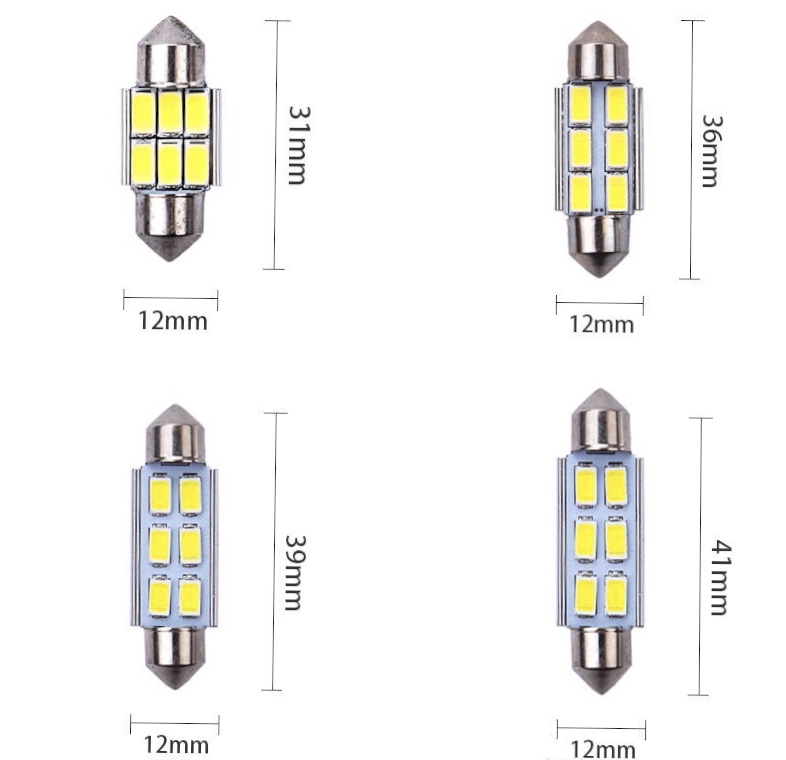 Dual Tip 12V Automotive Led Universal Reading Compartment Light