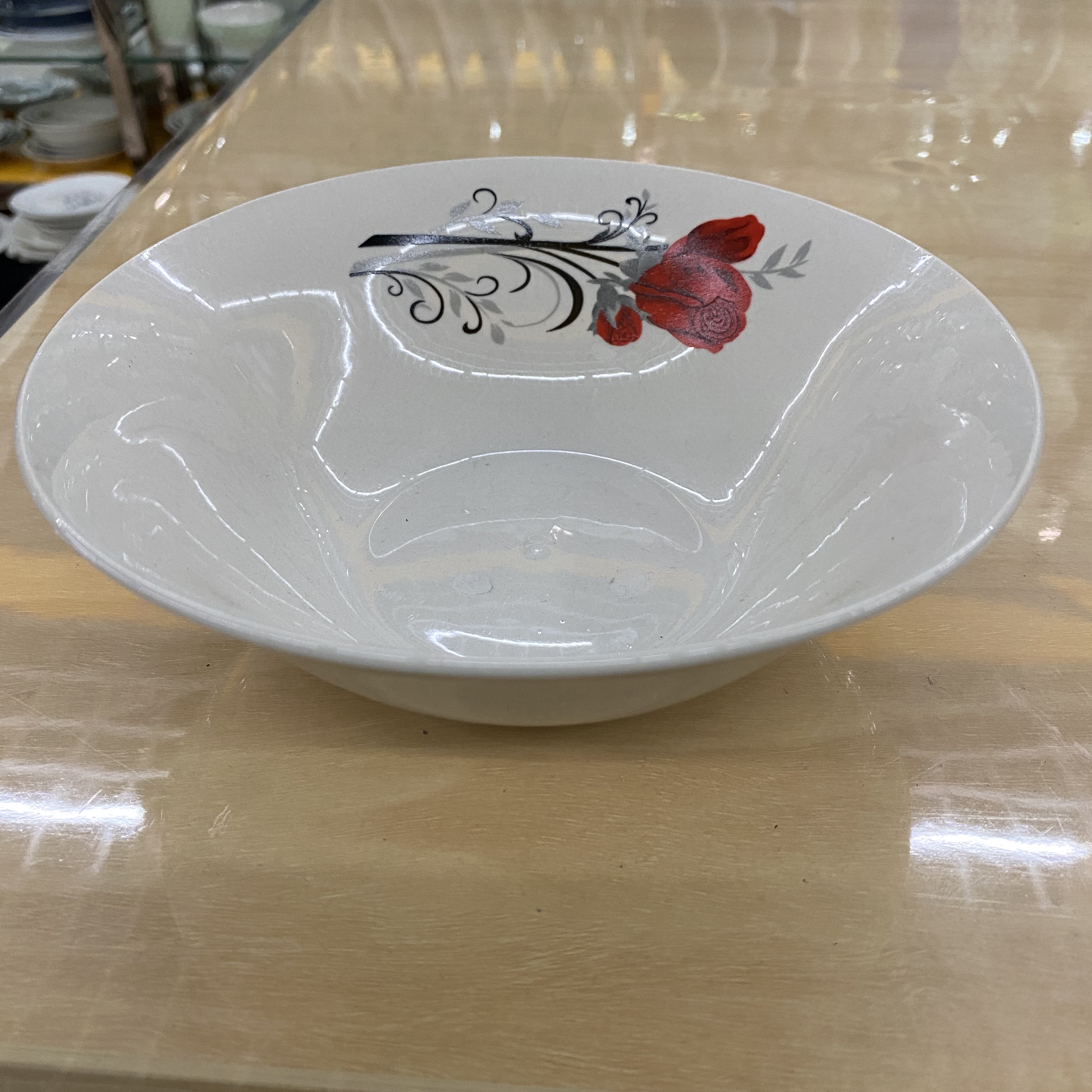 Solid-color matte plates, ceramic plates, vegetable plates, home Japanese steak plates, flat plates, Western plates, frosted large and small plates