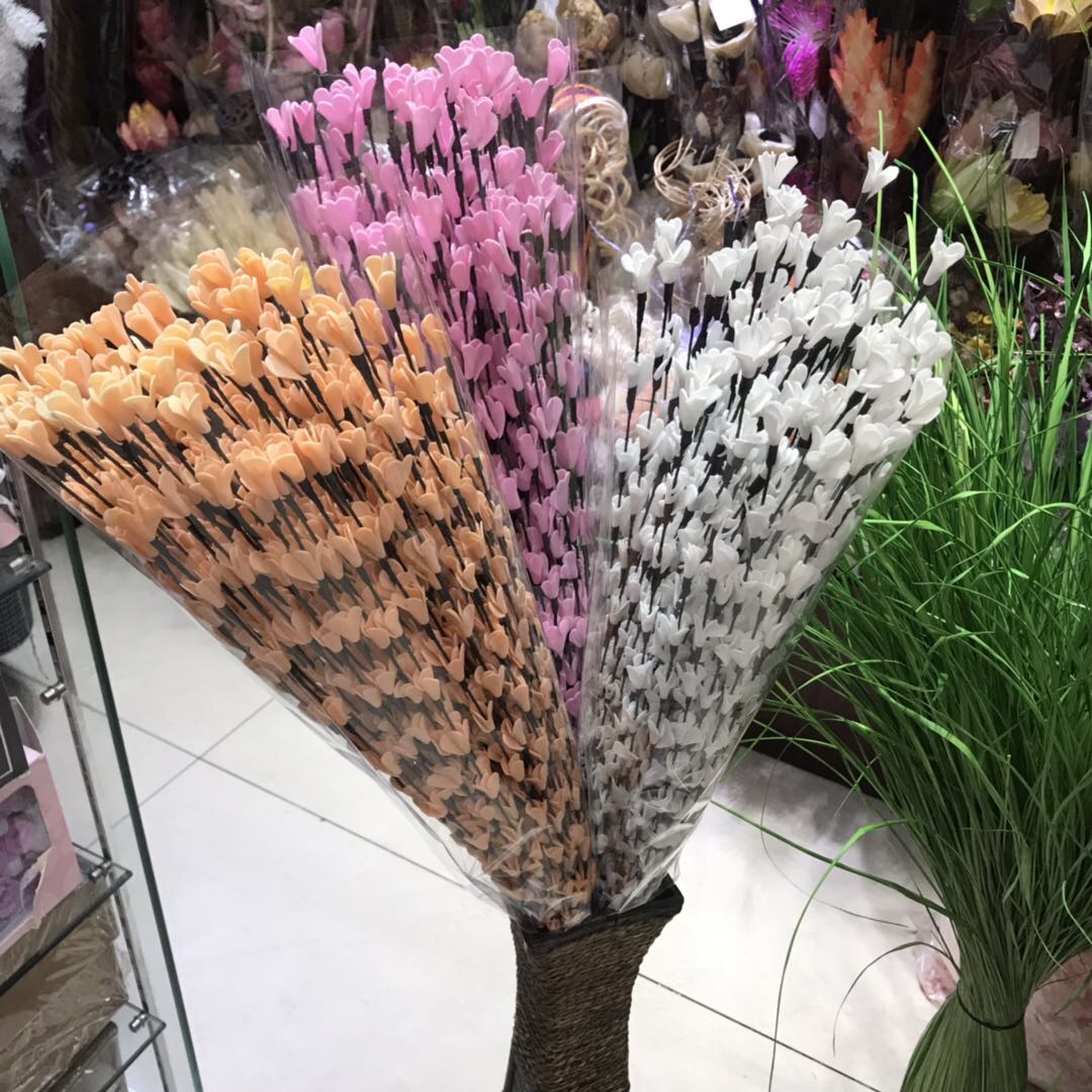 Simulation multi - color double tuberose spring accessories flower decoration process decorations thumbnail