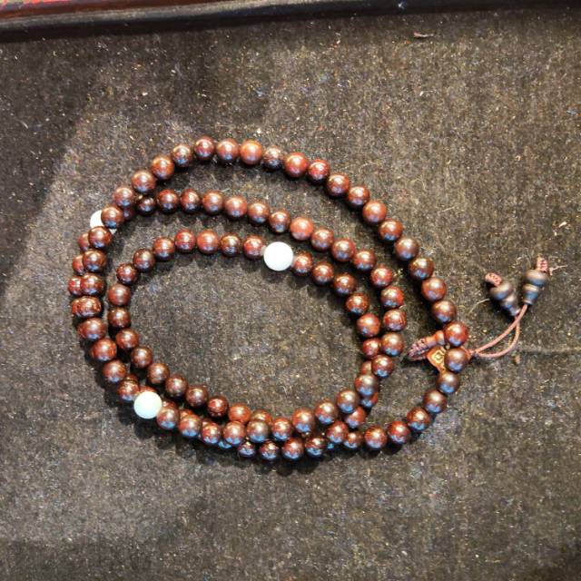 Jade bead Buddhist prayer bead bracelet handicraft accessory