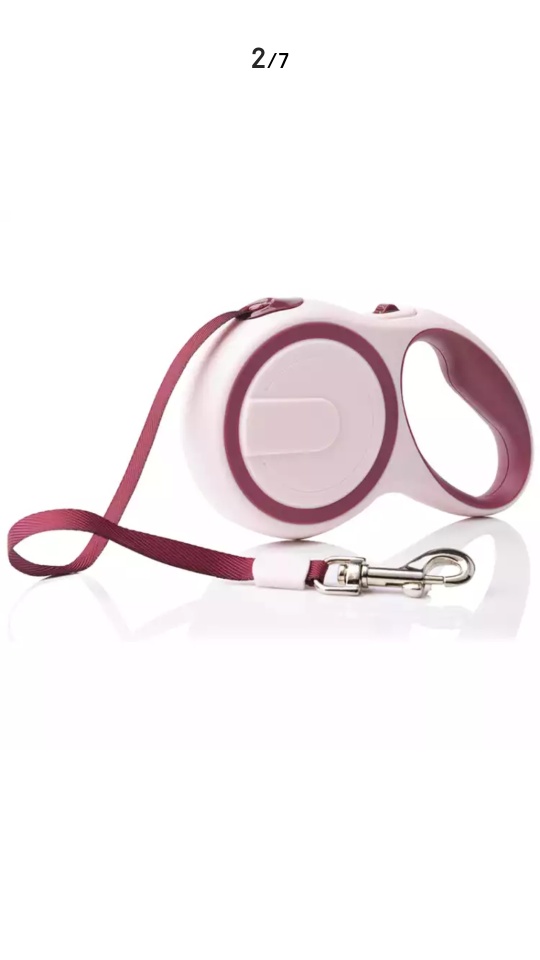 Mengmeng's self-retractable portable pet leash details Picture