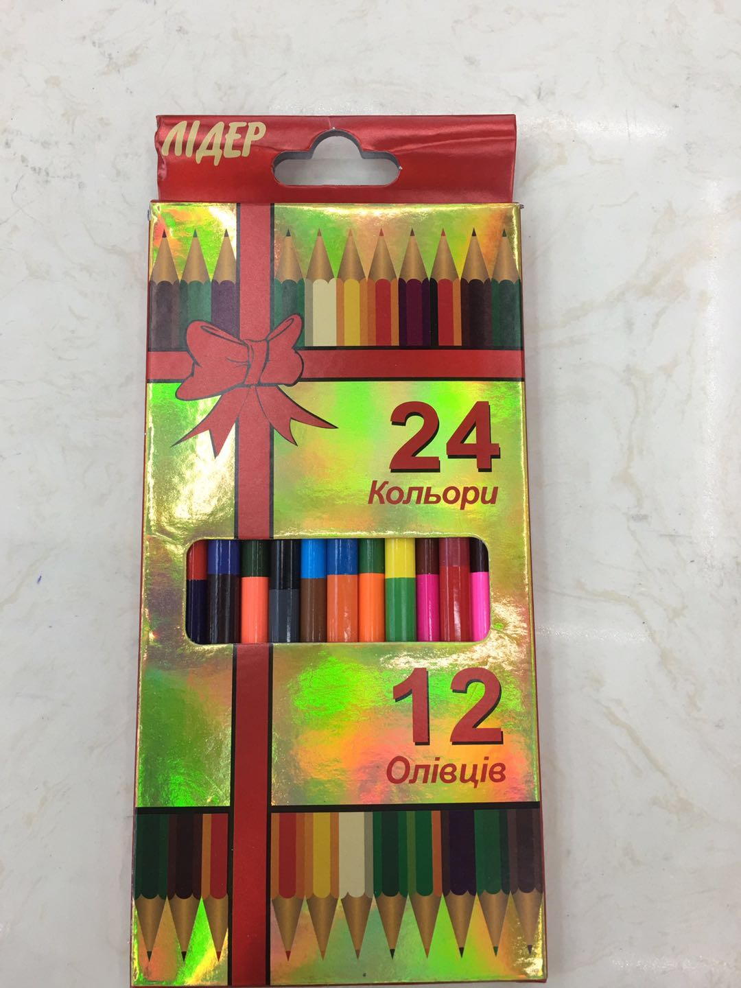 7-24 Color Pen 3.0 Core Primary School Writing Pencil Leather Pencil Wholesale Customization details Picture