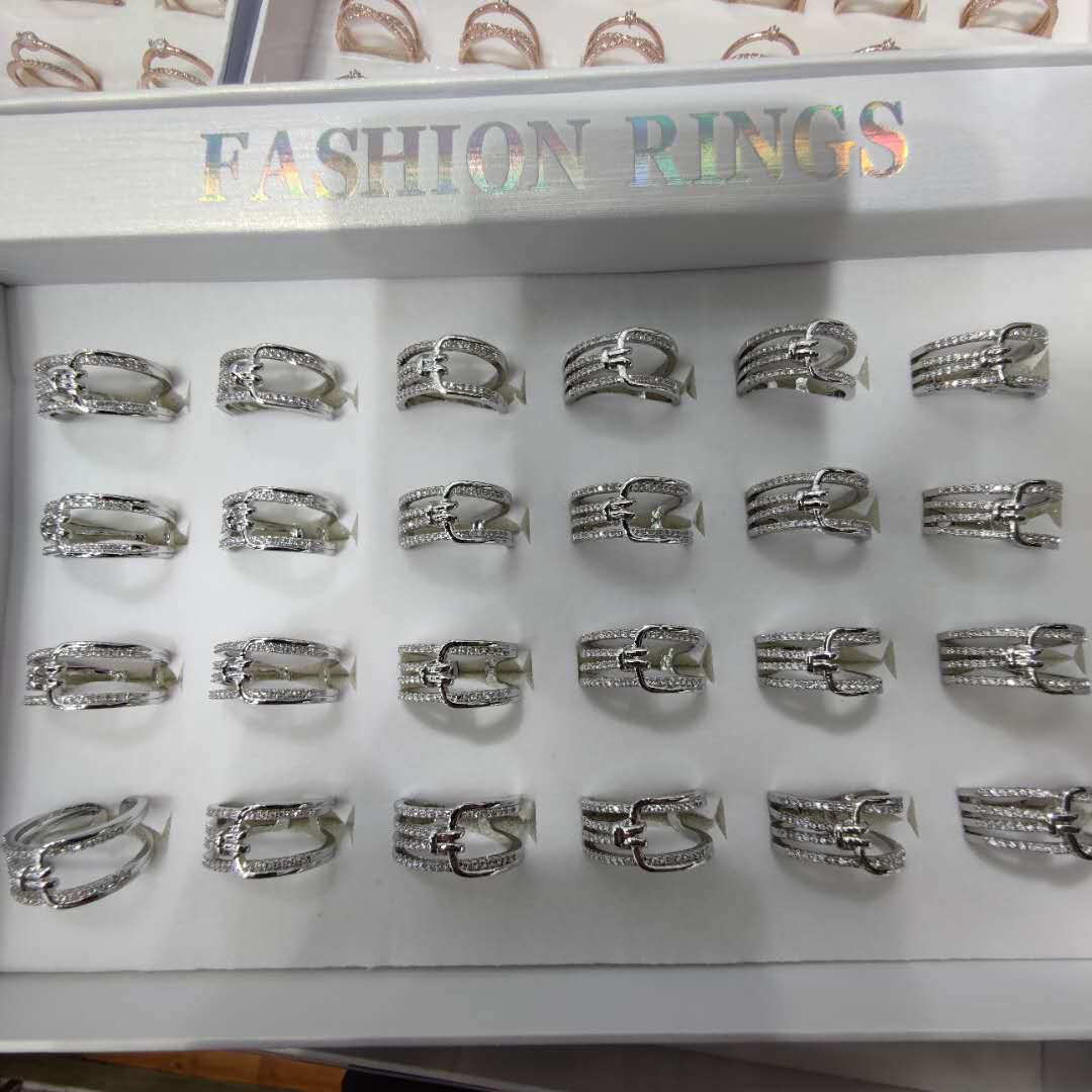 European and American fashion personality ring exaggerated lady ring forefinger Ins cool breeze thumbnail