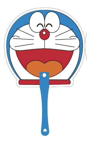 定做加急创意塑料胶扇卡通长柄PP扇宣传广告扇定制礼品团扇产品图