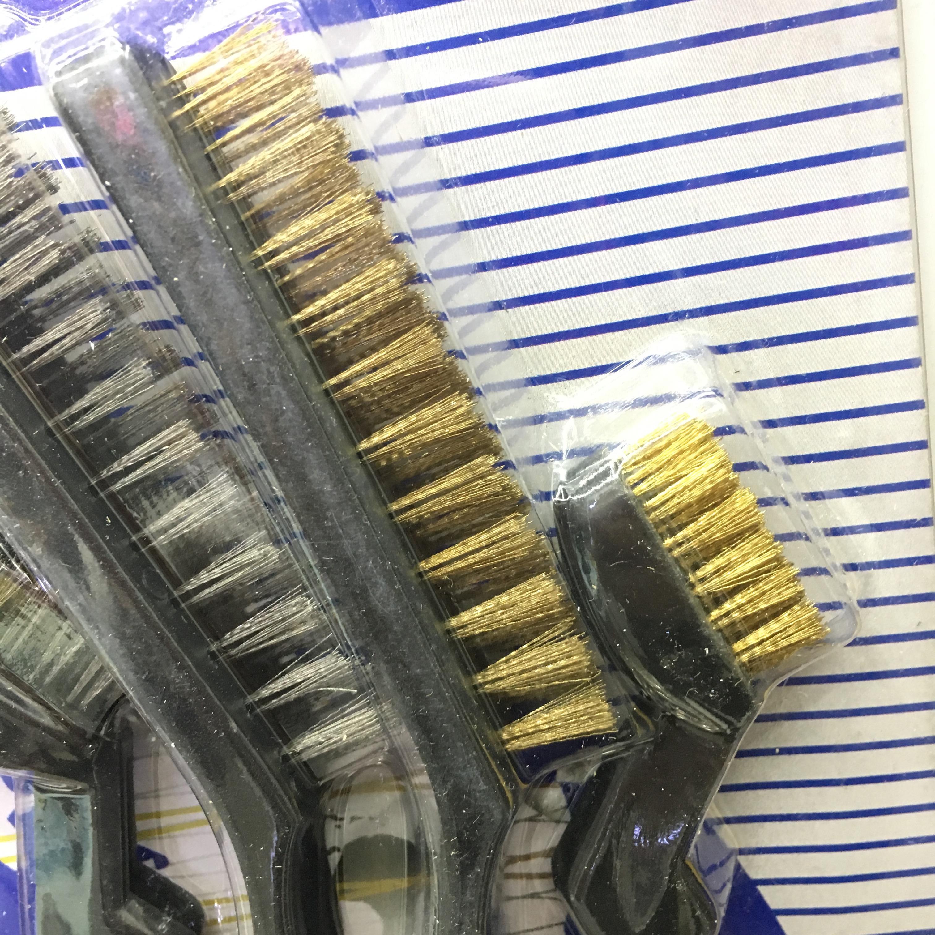 4个装煤气灶清洁刷灶台缝隙去死角刷去污刷钢丝刷厨房用刷硬毛产品图