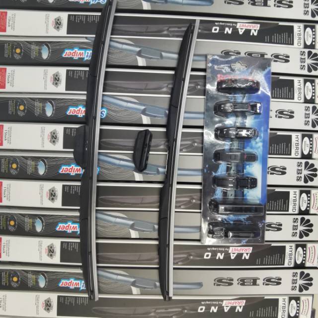 Three-section multifunction wiper (20 inches) full figure