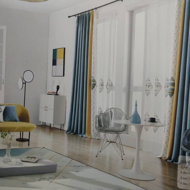 Shenier finished modern style curtains details Picture