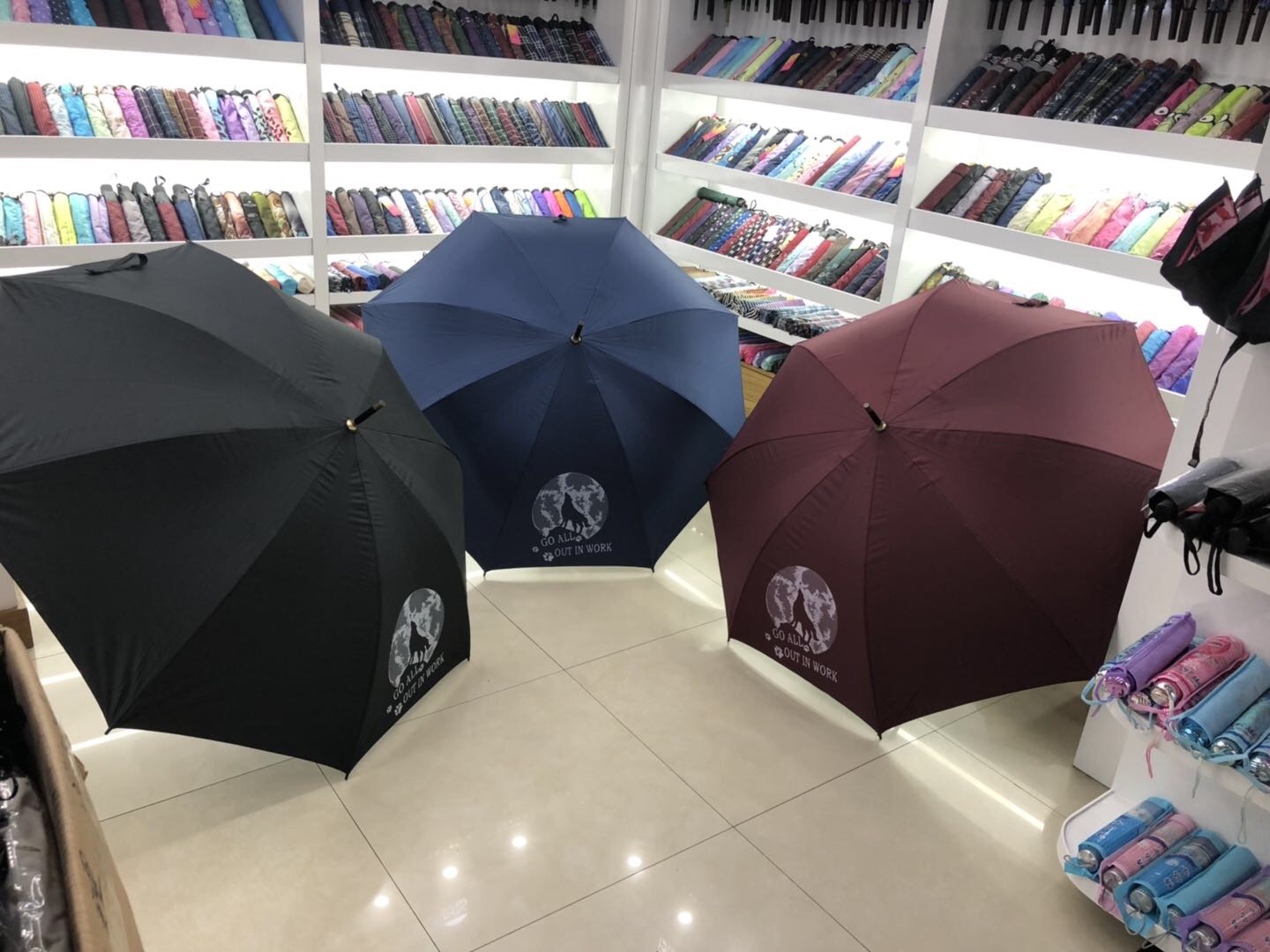 Faith Eagle Pattern Rain And Sunshine Long Umbrella