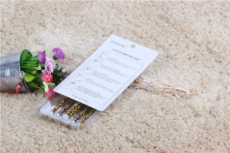 5 Set Brush Professional Makeup Set Brush Loose Powder Foundation Brush Eyeshadow Brush Makeup Brush Specification drawing