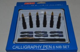 Multihead art pen set paquete de tarjeta de succión