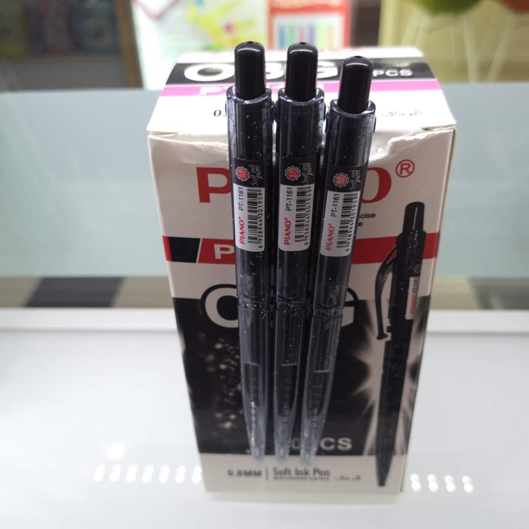 Press ballpoint pen 0.7mm Blue oil pen Red dollar bead pen refill for teachers Black office supplies stationery Ballpoint pen for students thumbnail