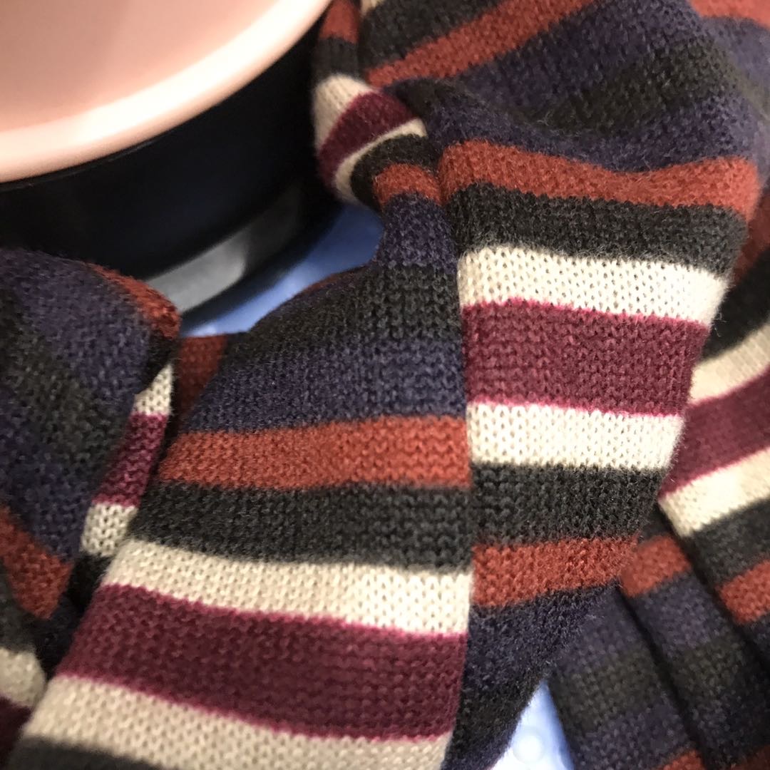 Manufacturers Direct Sales Autumn And Winter Europe And The United States Fashion Trend New Velvet Stripes For Men And Women Necklaces Specification drawing