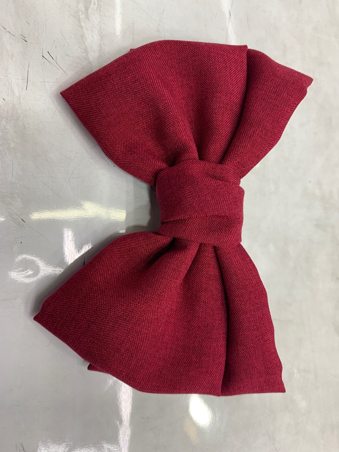 New linen and linen bow hair clips for women's daily hair accessories