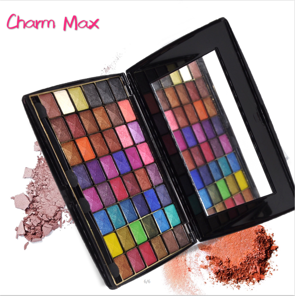 CHARMMAX眼影盘48色欧美眼影化妆师用彩妆盘产品图