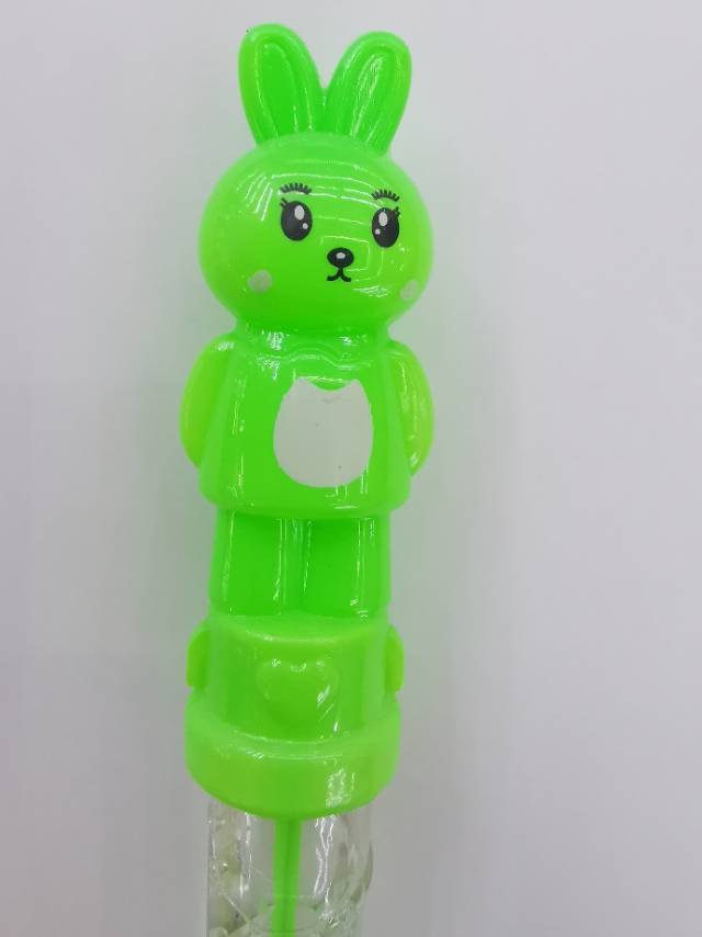 小兔子动物造型泡泡棒塑料材质户外玩具货号2710详情图2