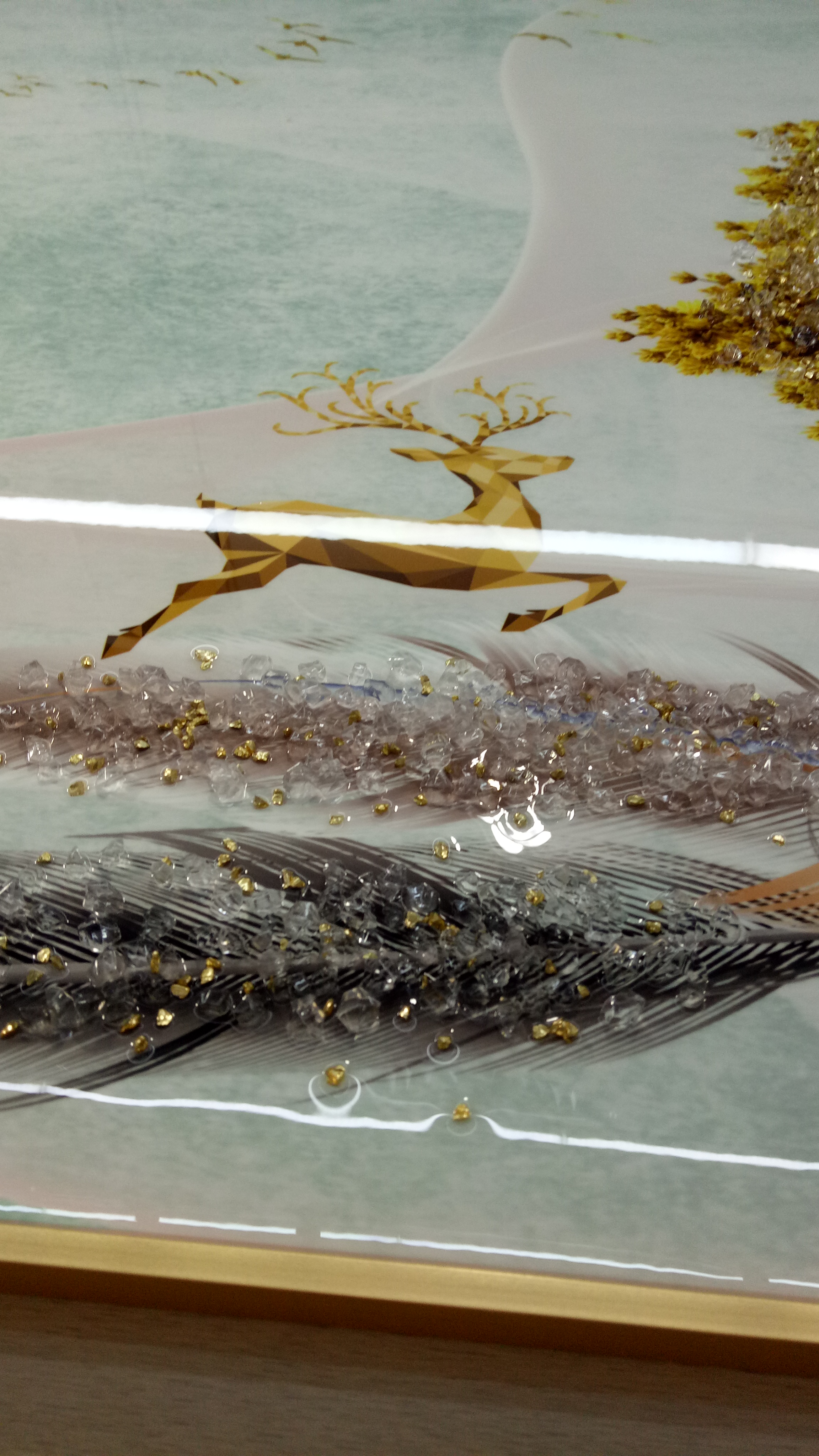 尚美雅画业50X70、70X100cm铝合金晶钻装饰画产品图