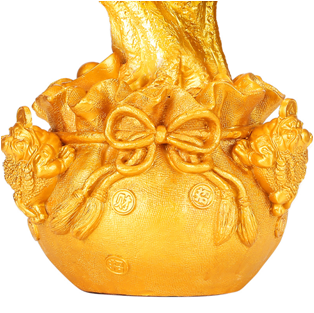 黄水晶发财树客厅电视柜酒柜装饰创意摇钱树摆件家居饰品开业礼品细节图