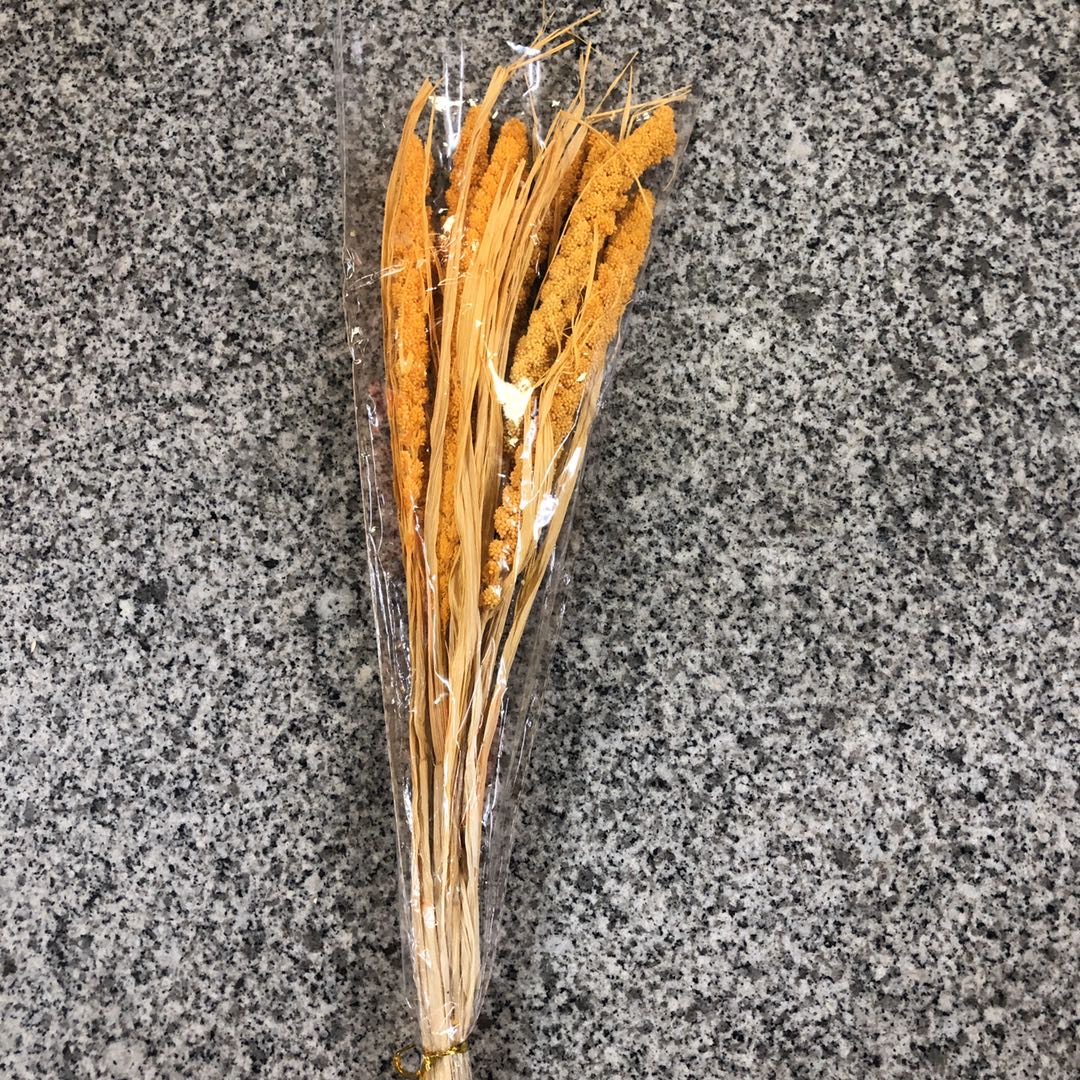 厂家批发干花小黄金麦穗干花花束家居装饰创意干花插花diy干花花束