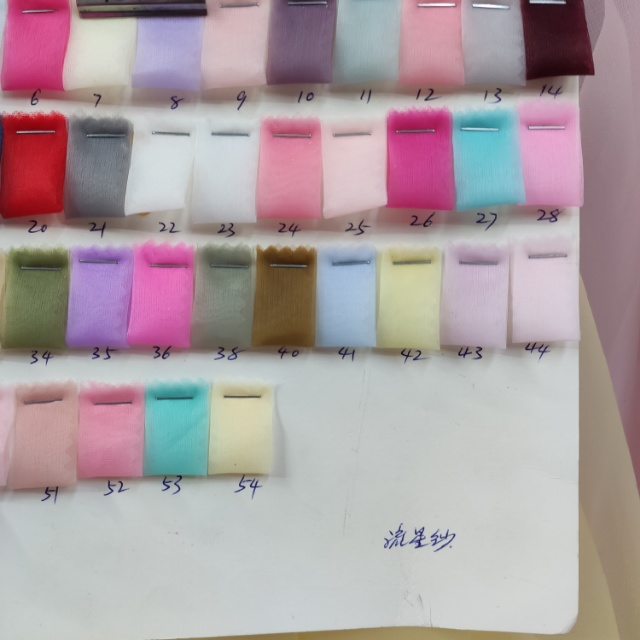 Meteor yarn clothing fabric decorative fabric is available in multiple colors details Picture
