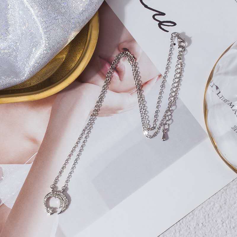 韩版时尚个性项链小众设计风格锁骨链图