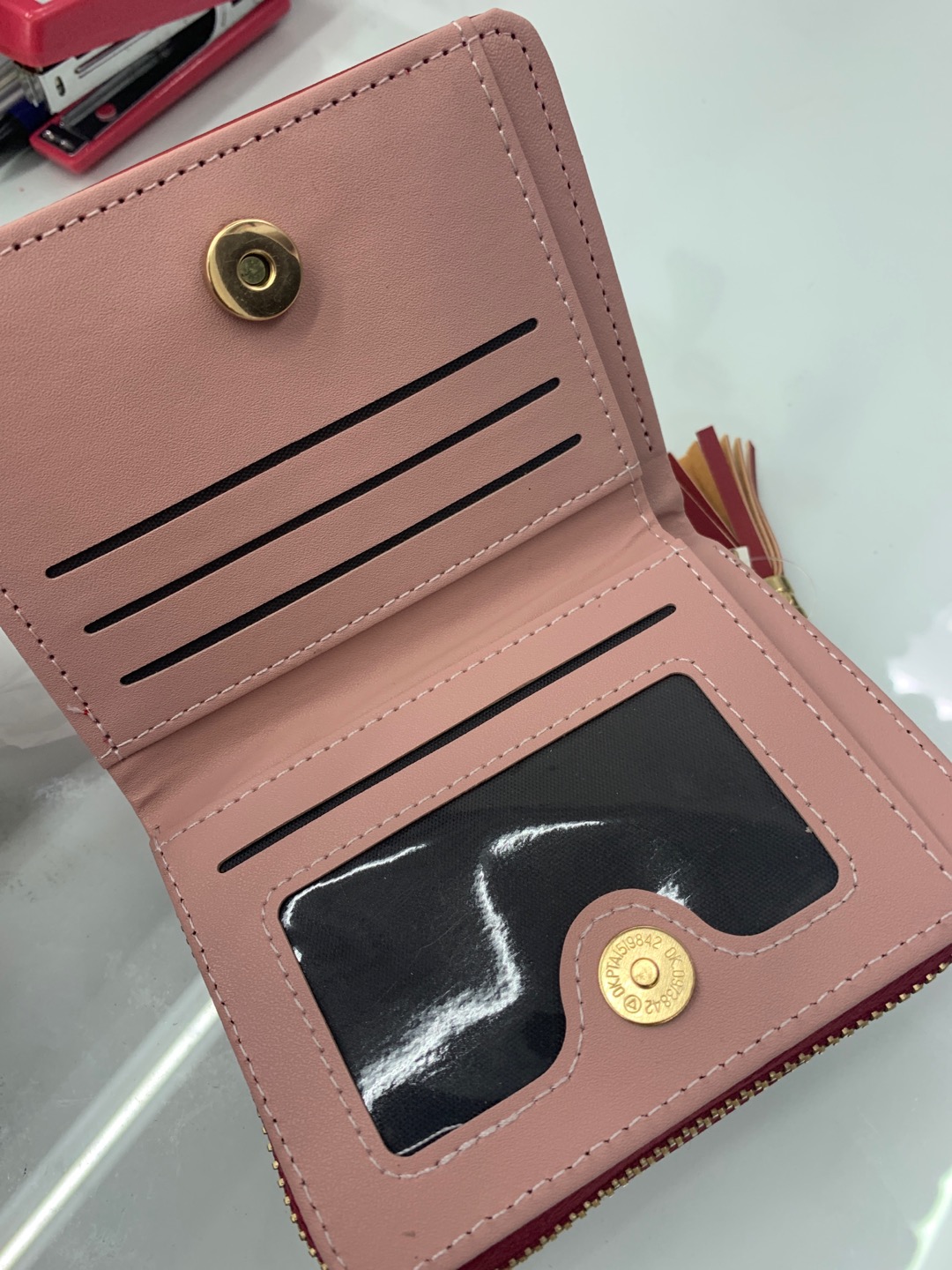 Small single pull insert card 2020 new fashion women's wallet women's long style simple atmosphere Specification drawing