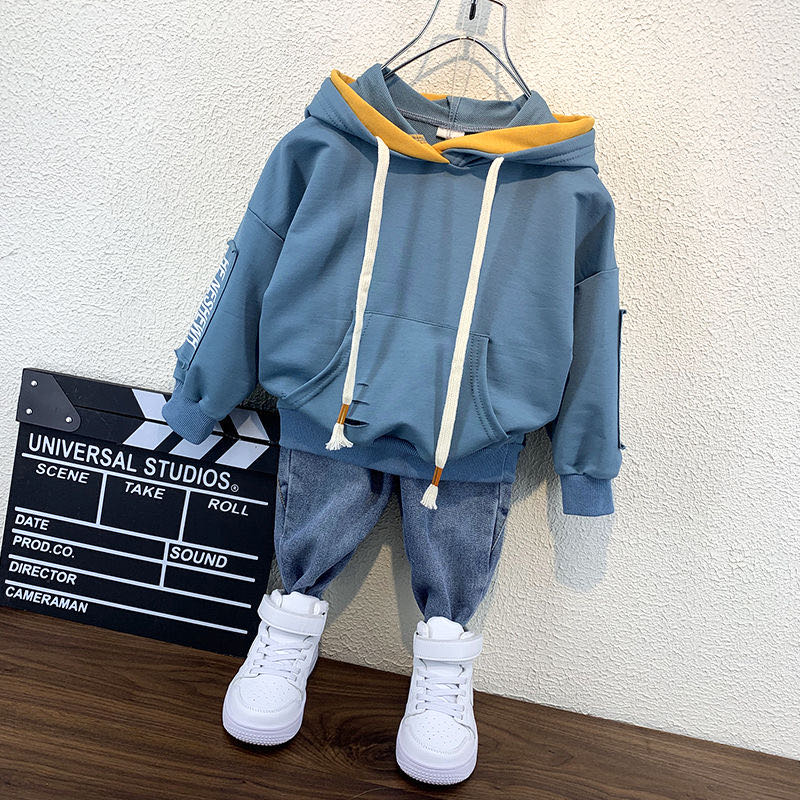 Boy's hoodie for Spring 2020 New Baby's Spring and Autumn Top fashionable little children's hoodie for boy's Korean version thumbnail
