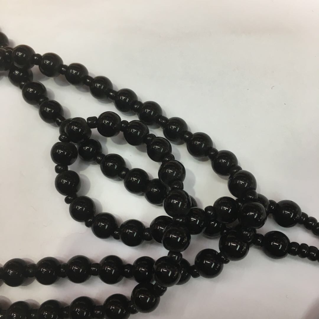 Pure black obsidian all-in-one safety Buddha statue pendant for car use Specification image