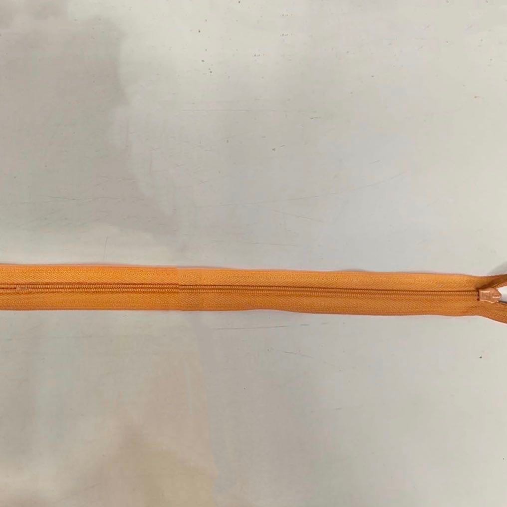 Trousers, front zipper, orange-yellow zipper pants, zipper accessories, nylon zipper, closed short pull lock, clothes