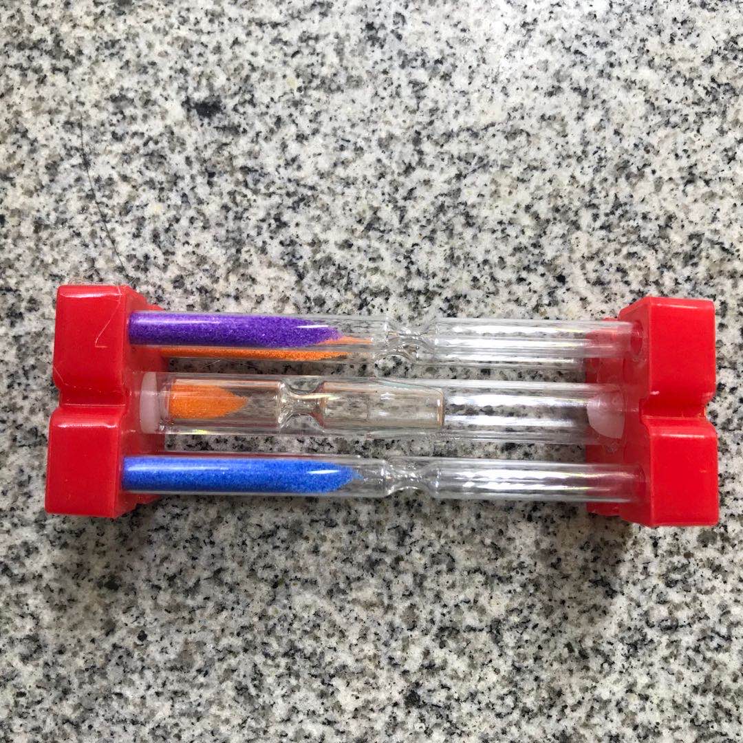 塑料玻璃沙漏五管玻璃沙漏五色沙漏来样定做厂家直销